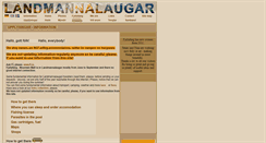 Desktop Screenshot of landmannalaugar.info